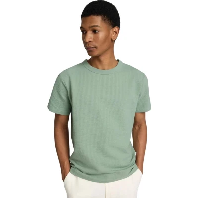Afbeelding van Selected Homme Heren T Shirt regular fit Groen L Ronde Hals Volwassenen