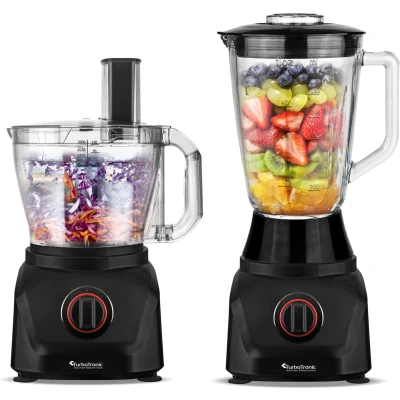 Afbeelding van TurboTronic FP900 Foodprocessor 8 in 1 Keukenmachine 3 Liter Zwart