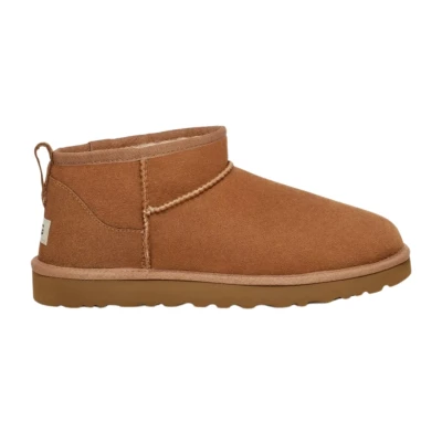 Afbeelding van UGG Classic Ultra MINI Korte laarzen, Heren, Maat: 40, Chestnut Schaapsleer