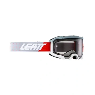 Afbeelding van Leatt Velocity 4.5 Crossbril Licht Grijs / Wit (Lens: Grijs)