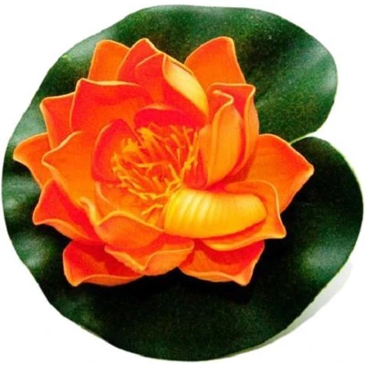 Afbeelding van Velda Floating Flowers Foam oranje 10 cm