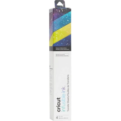 Afbeelding van Cricut Infusible Ink Transfervellen met Patroon Galactic Stars (4 vellen)