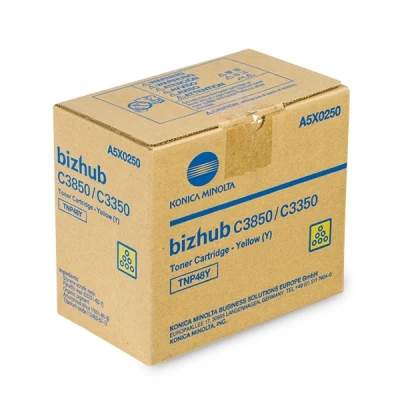Image de Konica Minolta TNP 48Y jaune originale cartouche de toner