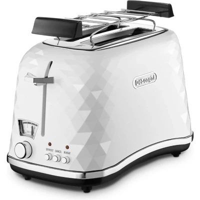 Afbeelding van De’Longhi CTJ 2103.W broodrooster 2 snede(n) 900 W Zwart, Wit