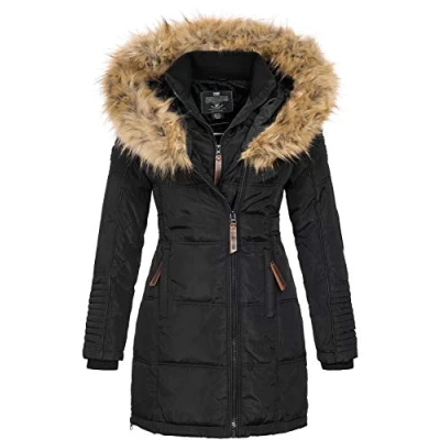 Afbeelding van Geographical Norway Beautiful Lady Parka voor dames, zwart.