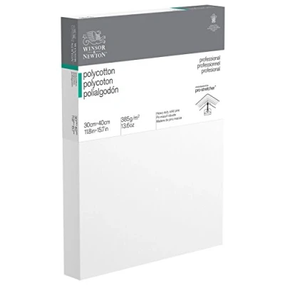 Afbeelding van Winsor &amp; Newton 6206052 Deep Edge 30 x 40 cm 385 g/m² 3 voudige primer middelgroot, ideaal voor olieverf en acrylverf