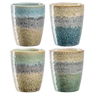 Afbeelding van Longdrinkglas 340ml grijs. MATERA set van 4