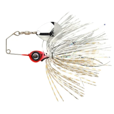 Image de Spro Iris Serie UV Baby Ambush Spinnerbait 8cm 7gr Kleur : Redhead