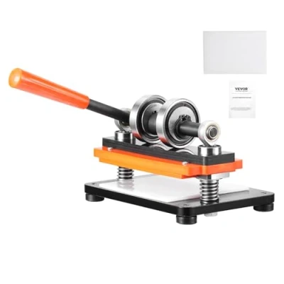 Image de VEVOR Machine à Découper du Cuir 180 x 100 mm Capacité 1,5 T Presse de Découpe Manuelle Course Réglable 12 Perforatrice pour Papier Mousse Plastique Caoutchouc Différents Matériaux