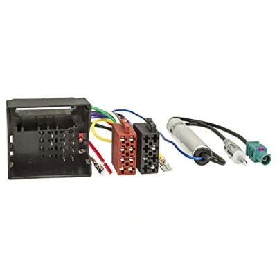 Afbeelding van Sound way ISO adapterkabel voor Autoradio, Fakra antenne, compatibel met Citroën, Peugeot