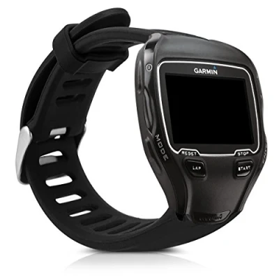 Afbeelding van kwmobile horlogebandje geschikt voor Garmin Forerunner 910XT polsband Smartwatch bandje van TPU Activity tracker horloge band in zwart