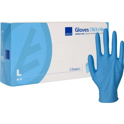 Afbeelding van Classic Nitril Handschoenen Blauw Maat L Poedervrij 100 stuks