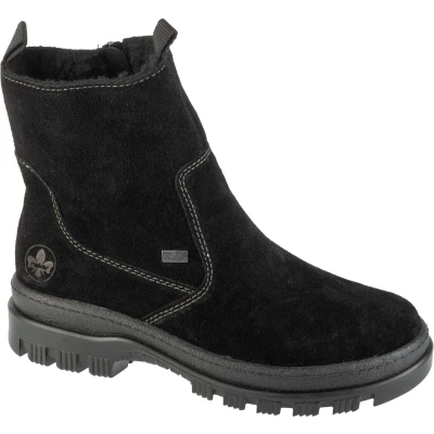 Afbeelding van Rieker Booties X8250 00, Vrouwen, Zwart, Laarzen, maat: 39
