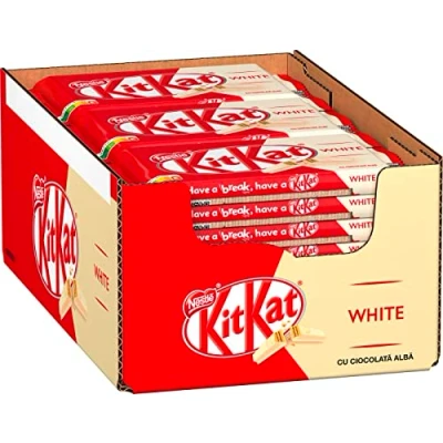 Afbeelding van KITKAT White Single Doos 24 x 41,5 Gram