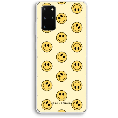 Afbeelding van hoesje geschikt voor Samsung Galaxy S20 Plus Smiley N2 Soft Cover Telefoonhoesje Bescherming aan alle Kanten en Schermrand