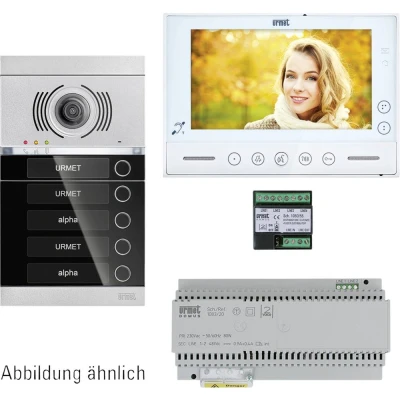 Afbeelding van Grothe V 2V VMO ASU1 03WE Complete set voor Video deurintercom 2 draads, WiFi Zwart