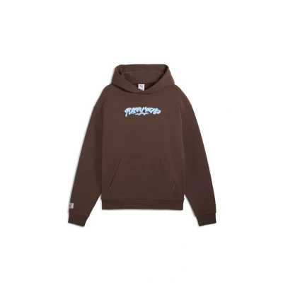Afbeelding van Puma Dress CODE Basketball Hoodie, Heren, Maat: XXL, Chestnut brown