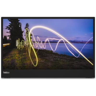 Afbeelding van Lenovo ThinkVision M15 LED monitor Energielabel C (A G) 39.6 cm (15.6 inch) 1920 x 1080 Pixel 16:9 14 ms USB IPS