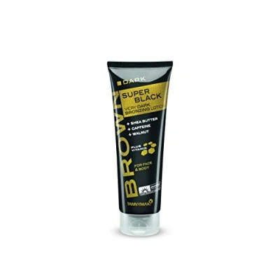 Afbeelding van TannyMaxx Super Black Very Dark Bronzing Tanning Lotion for Face and Body 125 ml