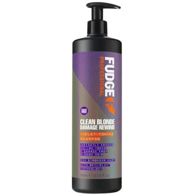 Image de Fudge Clean Blonde Damage Rewind Violet Toning Shampoo 1.000 ml