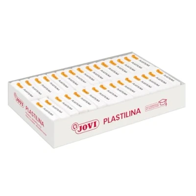 Afbeelding van Jovi Modelleerklei Junior 50 Gram Klei Wit