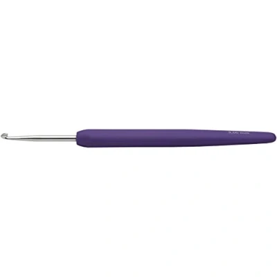 Afbeelding van Creotime Ergonomische Haaknaald Paars 3,0 mm