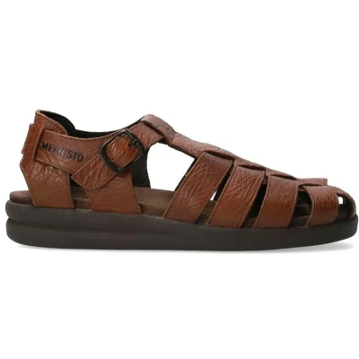 Afbeelding van Mephisto Sam heren sandaal bruin maat 39 (EU) 6 (UK)