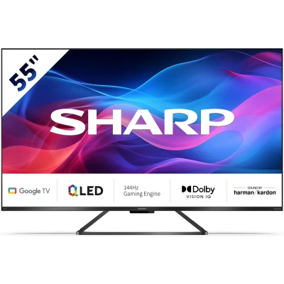 Afbeelding van Sharp Aquos 55GR8265 55 inch 144Hz 4K UHD QLED met Google TV 2024
