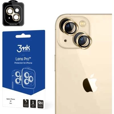 Afbeelding van 3mk lens bescherming voor iPhone 14 6.1 gold