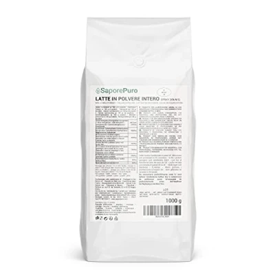 Image de Saporepuro Lait en poudre entier 1 kg 26% de matières grasses