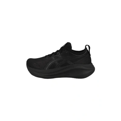 Afbeelding van Asics Gelnimbus 27 Hardloopschoenen voor op de weg, Heren, Maat: 40.5, Black graphite grey Kunststof