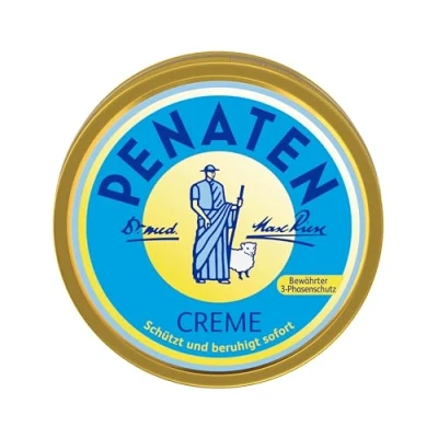 Image de Penaten crème (150 ml), de protection pour bébé avec contre l&#039;humidité et la peau, apaise protège immédiatement peau sensible grâce à l&#039;oxyde zinc,