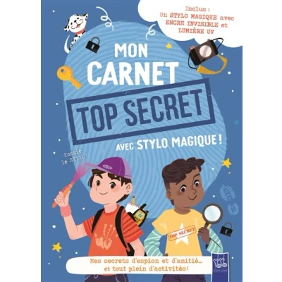 Image de Mon carnet top secret avec stylo magique !