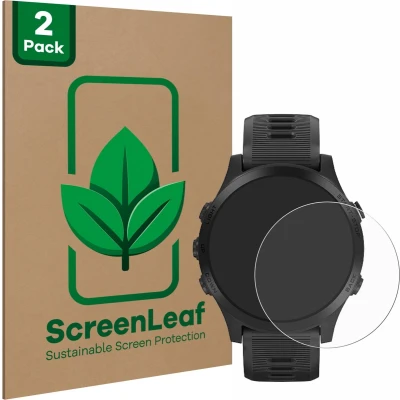 Afbeelding van ScreenLeaf Screenprotector voor Garmin Forerunner 945 Duurzame schermbescherming Folie Beschermfolie transparant (2 Stuks)