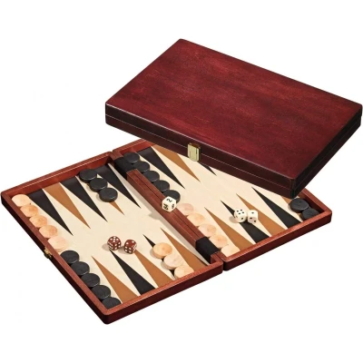 Afbeelding van Backgammon 1113 kist bruin 28,5x15,5 cm.