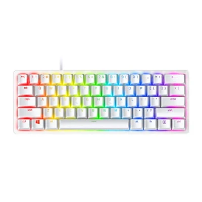 Image de Razer Huntsman Mini Clavier rétro éclairé USB US commutateur : Clicky Optical Purple mercure