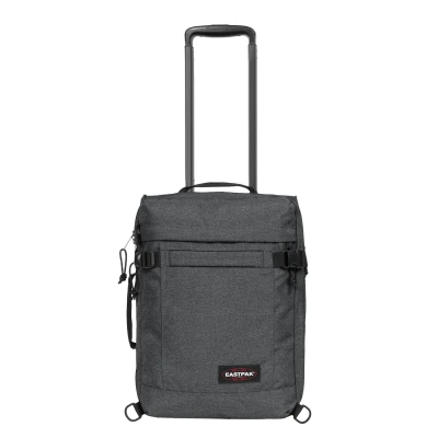 Afbeelding van Eastpak Strapson XXS black denim Handbagage koffer Trolley
