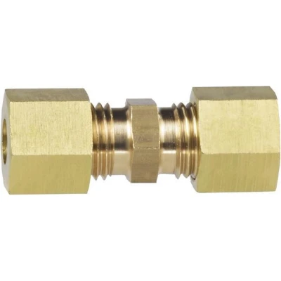 Afbeelding van Schotdorvoer haaks messing 8mm knel x