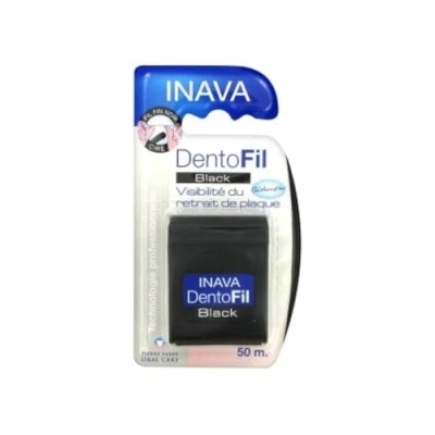 Afbeelding van Inava Dentofil Black Fil Dentaire 50 m