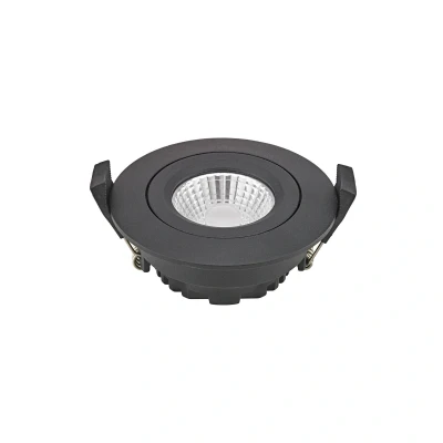 Afbeelding van LED plafondinbouwspot Diled, Ø 8,5 cm 6 W Dime zwart