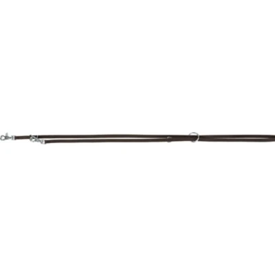 Afbeelding van Trixie Hondenriem Rustic Verstelbaar Vetleer Donkerbruin 200X1,2 CM (398620)