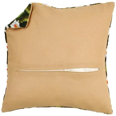 Afbeelding van Kussenrug met rits ? beige (30?30)