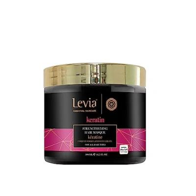 Afbeelding van Levia Keratine versterkend masker voedt, verdicht en beschermt Versterkt de interne haarvezel Maakt het gladmaken Alle haartypes 500 ml