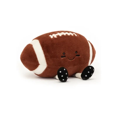 Afbeelding van Jellycat amuseables knuffelbal rugby 28 cm