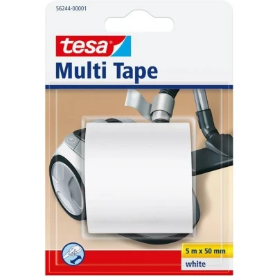 Afbeelding van Tesa multi tape wit 5 meter x 50 mm.