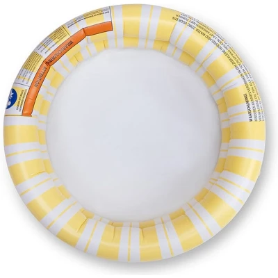 Afbeelding van Swim Essentials Zwembad Rond 60 cm Oranje Wit Gestreept