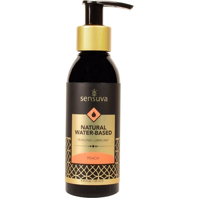 Afbeelding van Glijmiddel met een smaakje Sensuva Natural Waterbasis Perzik