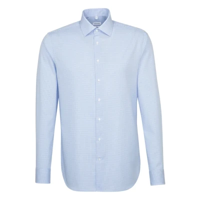 Afbeelding van Seidensticker SLIM FIT Overhemd, Heren, Maat: 37, Light blue