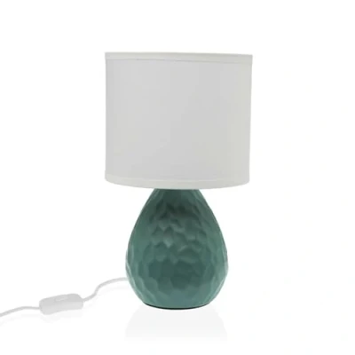 Afbeelding van Bureaulamp Versa Groen Wit Keramisch 40 W 15,5 x 27,5 cm