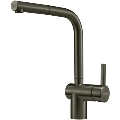 Afbeelding van Franke Keukenkraan Atlas Neo met uitrekbare uitloop pvd gun metal 115.0628.210